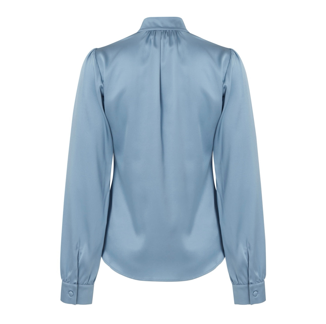 Blouse Caroline in Jeans Blue Silk
