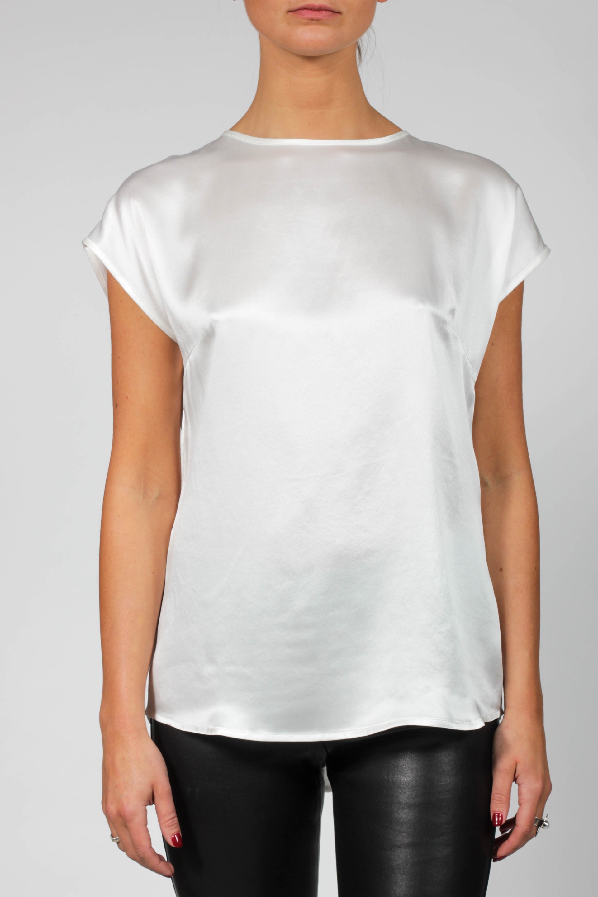 Top Nathalie Ivory Silk