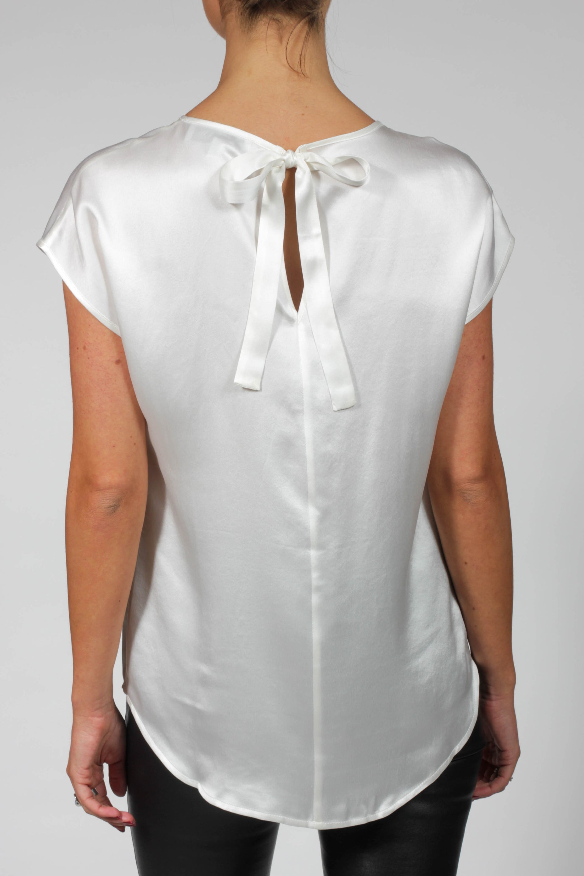 Top Nathalie Ivory Silk