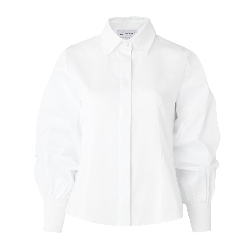 Blouse Agnes cotton white