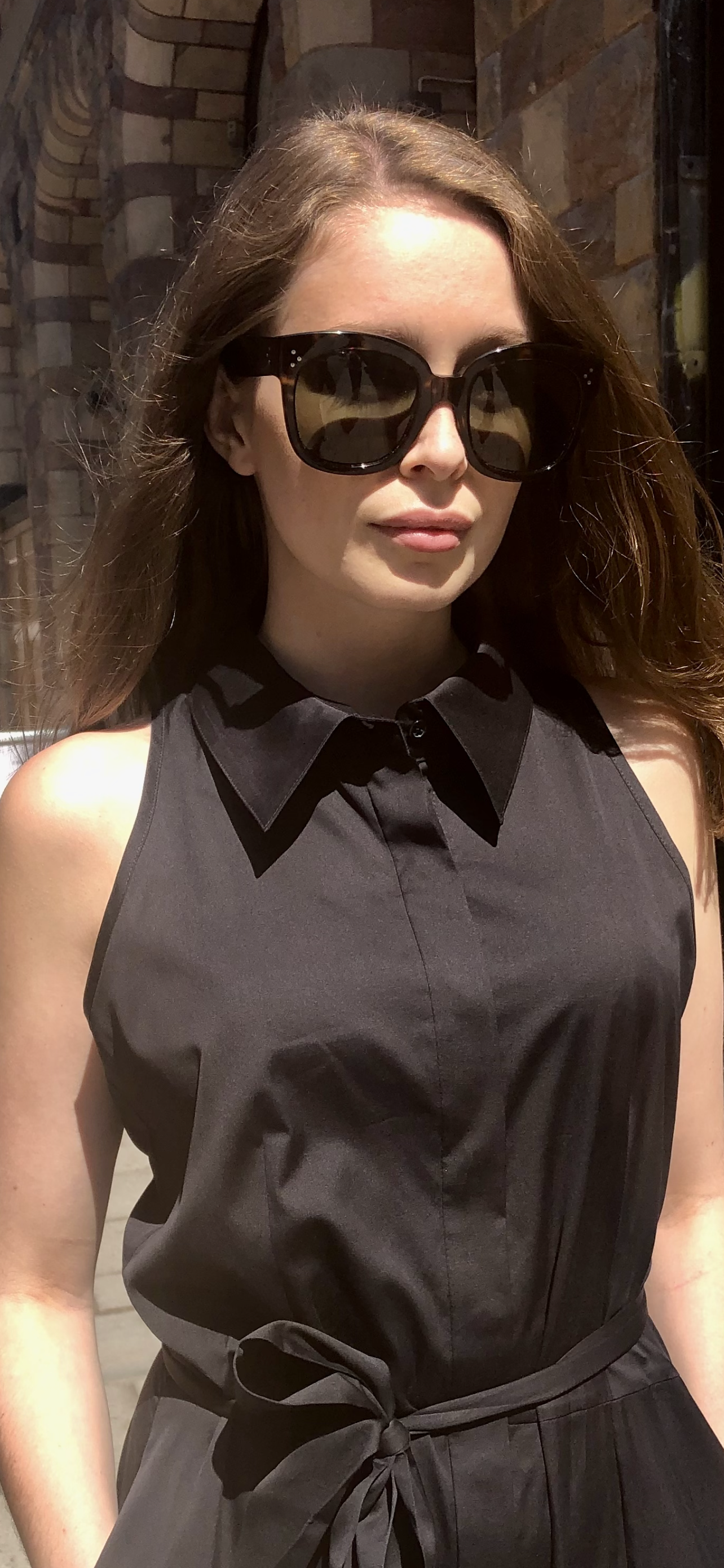 Summer Dress Meggy Cotton Black