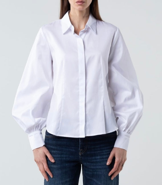 Blouse Agnes white cotton