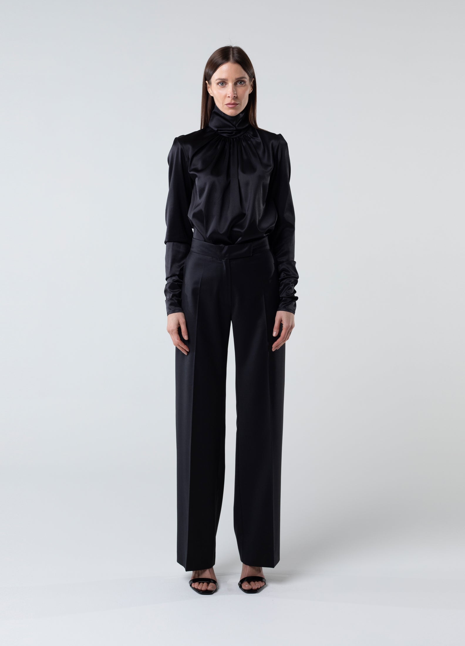 Blouse Elvira Turtleneck Black